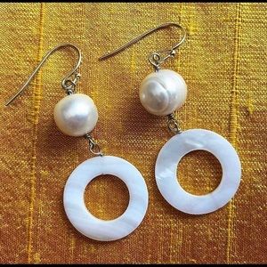 Pearl earrings